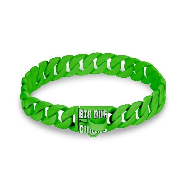 IRISH_Green_Dog_Collar_Strong_and_Unique_Cuban_Link_Collar_Design_for_Large_Dogs_with_a_Beautiful_Green_Finish_Representing_Ireland_BIG_DOG_CHAINS