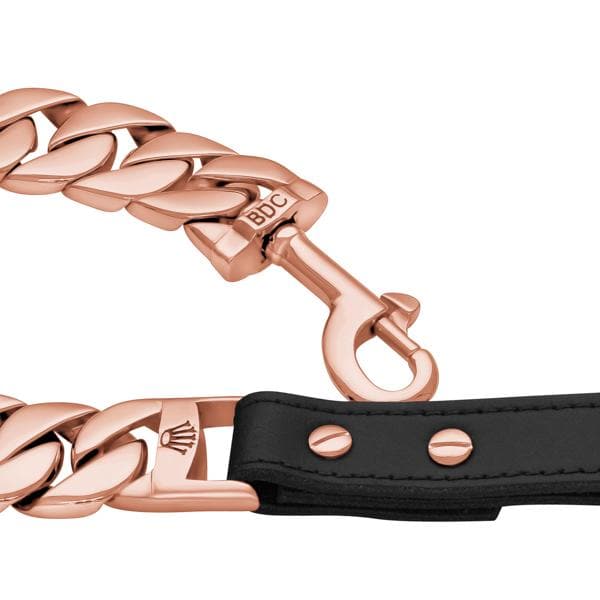 KILO_ROSE_Gold_Cuban_Link_Leash_XL_Lead_for_Large_Dogs_Real_Luxury_Rose_Gold_Finish_using_Stainless_Steel_BIG_DOG_CHAINS