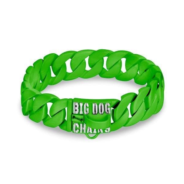 THE_ATOMIC_XL_Green_Dog_Collar_for_Dogs_Over_80_Pounds_Like_XL_Bullies_Pit_Bull_Cane_Corse_Presa_Canario_Bull_Mastiff_and_More_Custom_Large_CubanLink_Green_Luxury_Dog_Collar_BIG_DOG_CHAINS