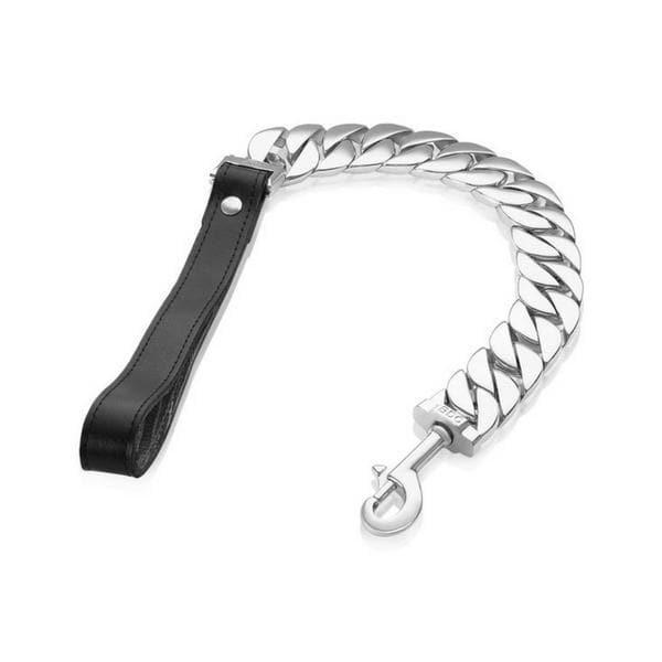 XL Cuban Link Leash Luxury Lead for Large and Strong Dogs Stainless Steel Dog Jewelry and Leash - BIG DOG CHAINS