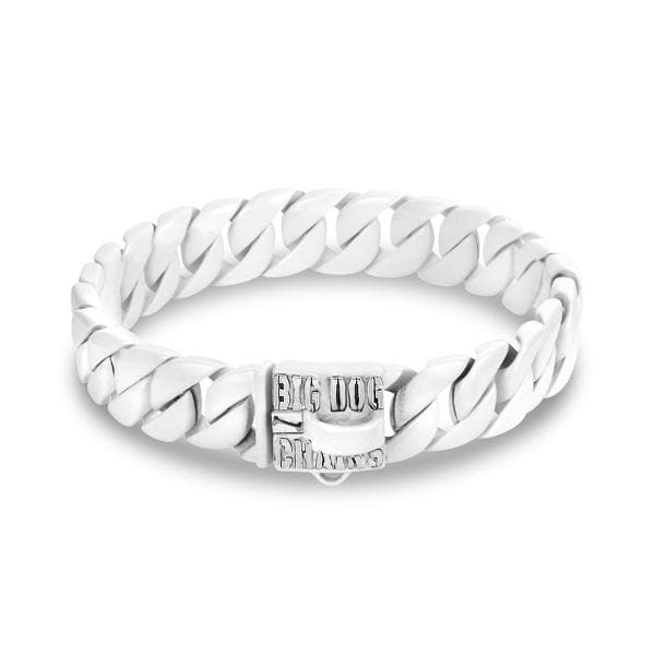 White dog collar top