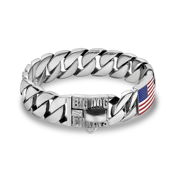 PATRIOT_Most_Unique_Cuban_Link_Dog_Collar_in_the_World_With_American_Flag_ID_Link_Custom_Design_And_Super_Strong_for_Large_and_Medium_Dog_Sizes_Like_Pit_Bulls_XL_Bullies_Doberman_Rottweiler_BIG_DOG_CHAINS