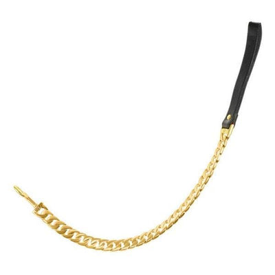 Cuban Link Dog Leash Gold Luxury Leash for Strong Dogs matches the Big Dog Chains Gold Cuban Dog Collar - BIG DOG CHAINS