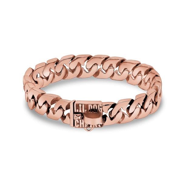EMPRESS_Unique_Dog_Collar_Rose_Gold_with_Custom_Stainless_Steel_Link_Design_Strongest_Collar_for_Small_Dogs_and_Unmatched_Style_BIG_DOG_CHAINS