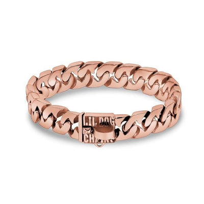 EMPRESS_Unique_Dog_Collar_Rose_Gold_with_Custom_Stainless_Steel_Link_Design_Strongest_Collar_for_Small_Dogs_and_Unmatched_Style_BIG_DOG_CHAINS