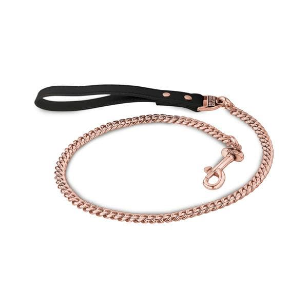 MIAMI_Rose_Gold_Cuban_Link_Leash_for_Strong_Dogs_Premium_Leather_Handle_High_Quality_Rose_Gold_Finish_Hand_Polished_Welded_Cuban_Links_Perfect_for_Large_Dogs_like_French_Bulldog_Doberman_and_more_BIG_DOG_CHAINS