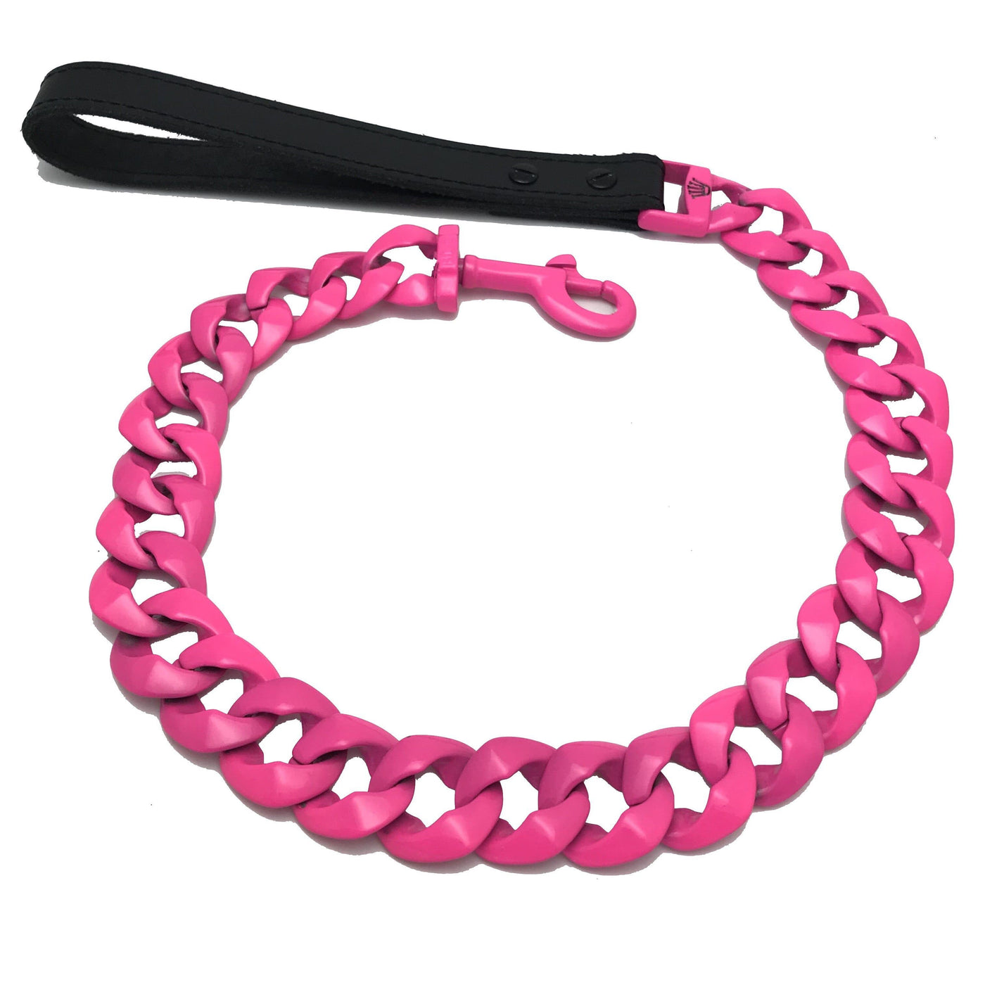 NEON pink dog leash for large and strong dogs | Big Dog Chains