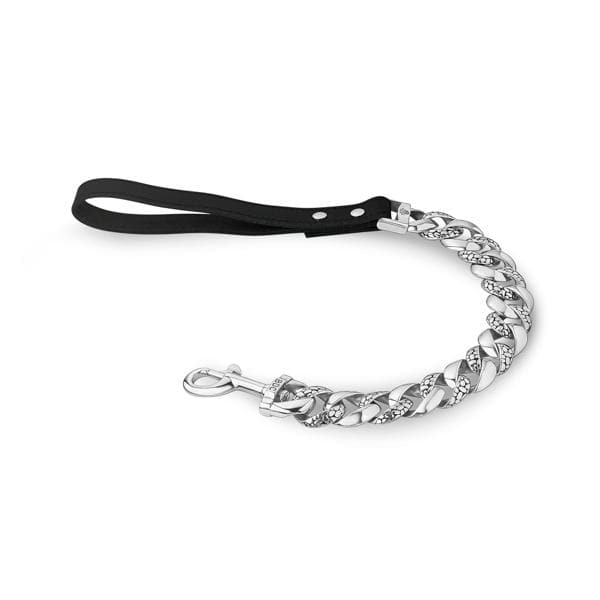 ROCKY_Leash_Unique_Stainless_Steel_Rock_Inlay_Design_Custom_Links_Super_Strong_and_Functional_Guaranteed_for_Life_Using_Premium_Leather_Handle_BIG_DOG_CHAINS