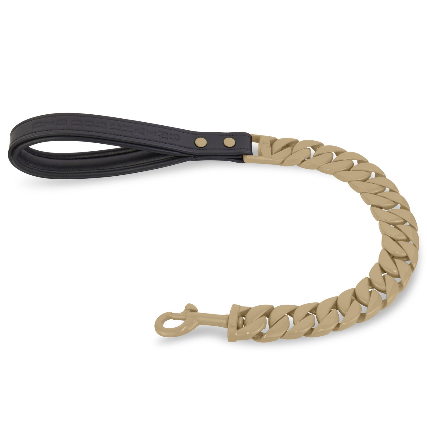 SAHARA_BEIGE_DESERT_NUDE_SAND_Leash_Cuban_Link_XL_Lead_For_Strong_Dogs__Guaranteed_to_Last_for_Life_Ideal_for_XL_Dog_Breeds_Like_XL_Bully_Cane_Corso_Bull_Mastiff_Bulldog_and_More_BIG_DOG_CHAINS
