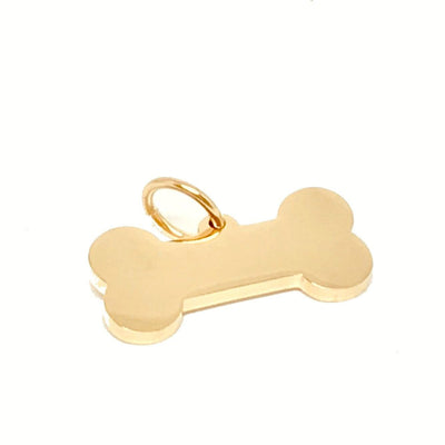 ROSE GOLD DOG ID TAG