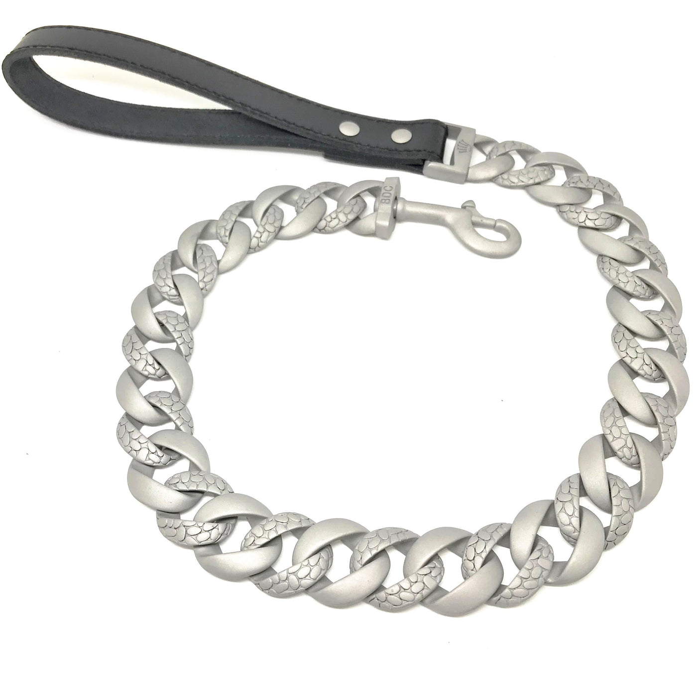 The Bully Leash | MATTE FINISH STAINLESS STEEL DOG LEASH | BIG DOG CHAINS